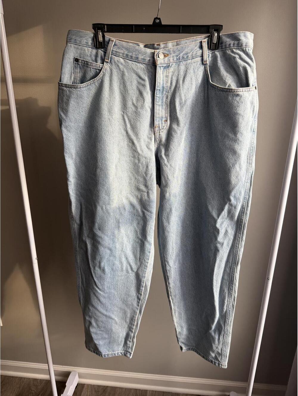 Gitano vintage 90s light wash high rise tapered leg mom jeans